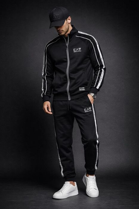 Спортивний костюм Emporio Armani чорний спортивний костюм армані