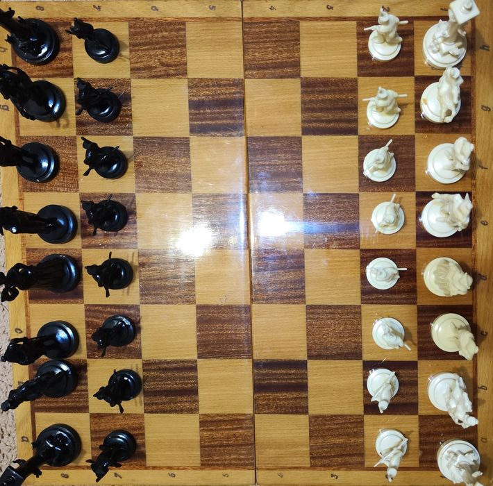 Шахи «Бородіно», колекційні. Вінтаж 70–80-х років.