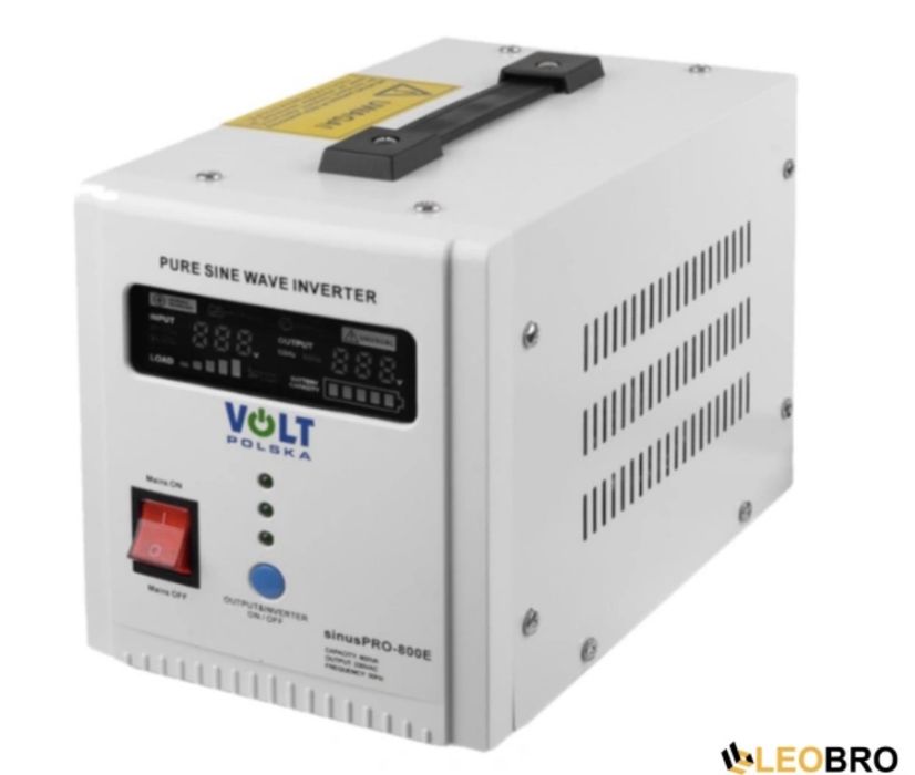 Гібридний ДБЖ/інвертор Volt Polska SINUS PRO 800 E 12/230V 500/800W В НАЯВНОСТІ ТАКОЖ 500/850/900/1000/2000
