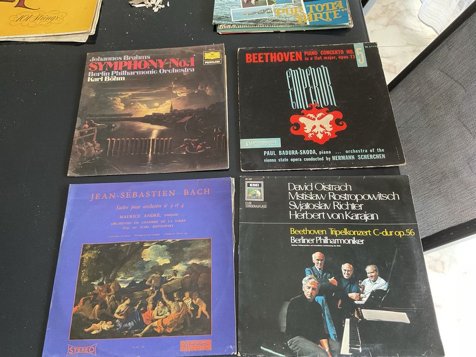 Discos de vinil , antigos , para gira discos