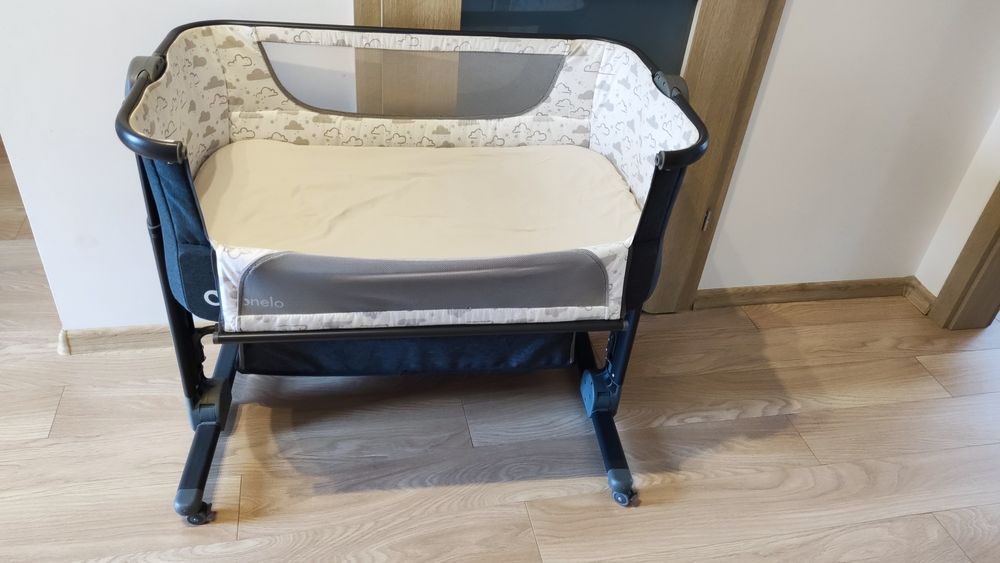 Łóżeczko Lionelo Timon 3w1 wolnostojące oraz  gratis kosz Mojżesza