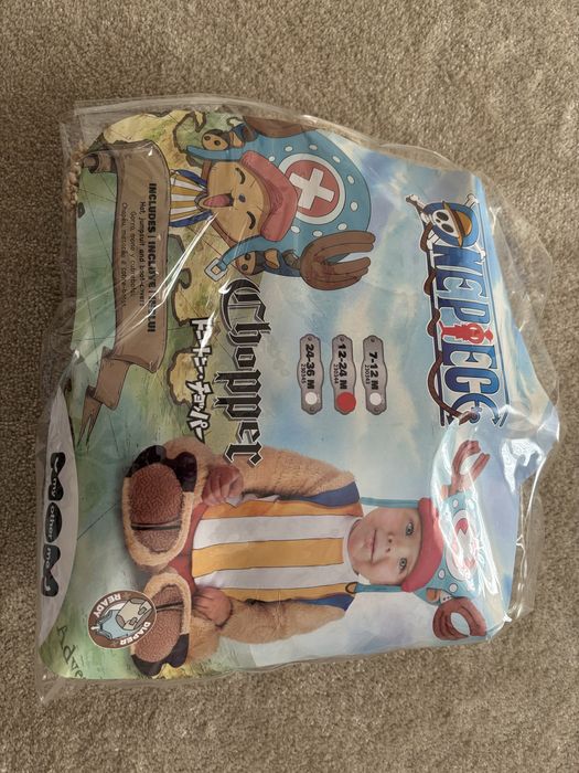 Disfarce de personagem do One Piece - Chopper para bebé