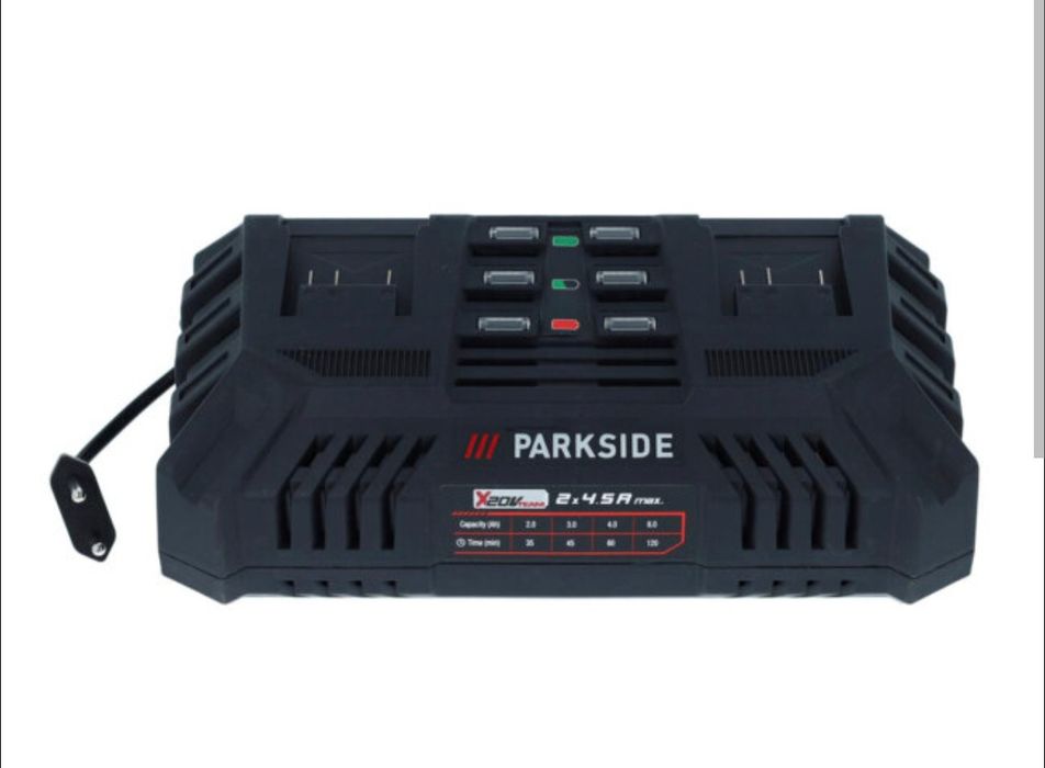Carregador Rápido 4.5Ah 20v Parkside