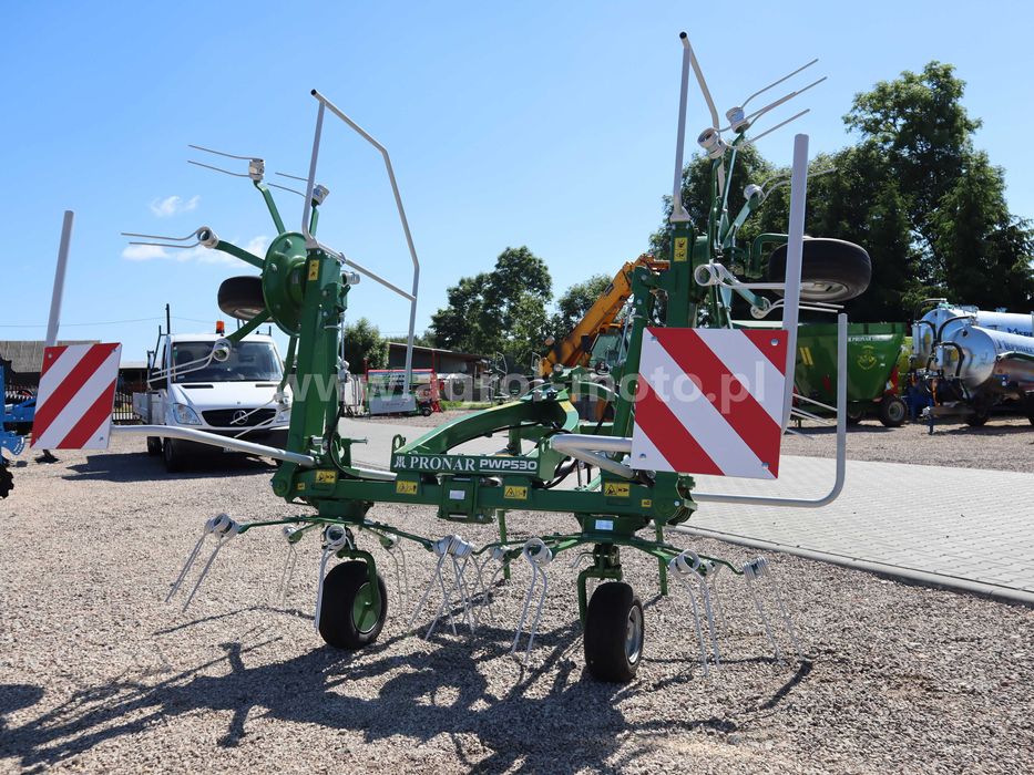 Przetrząsacz PWP 530 PWP 770 Pronar 5,3m 7,7m od ręki karuzelowy TALEX