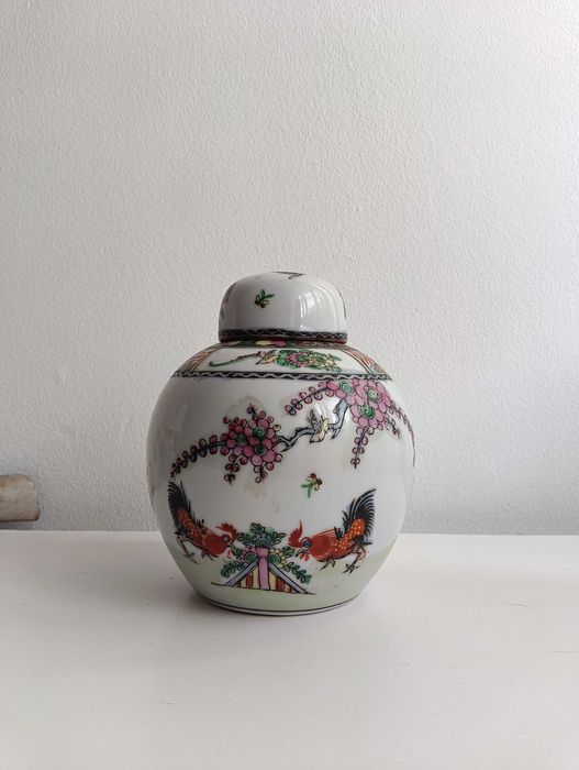 Pote de Gengibre (ginger jar) de porcelana chinesa (Macau)