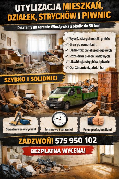 Opróżnanie i wywóz gratów z mieszakań pełna utylizacja