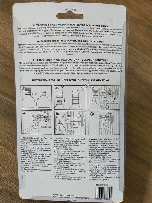 Poidło dla psa Show Tech Automatic Single Waterer Bottle