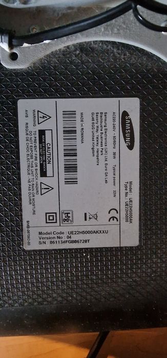 4 TV samsung 22"