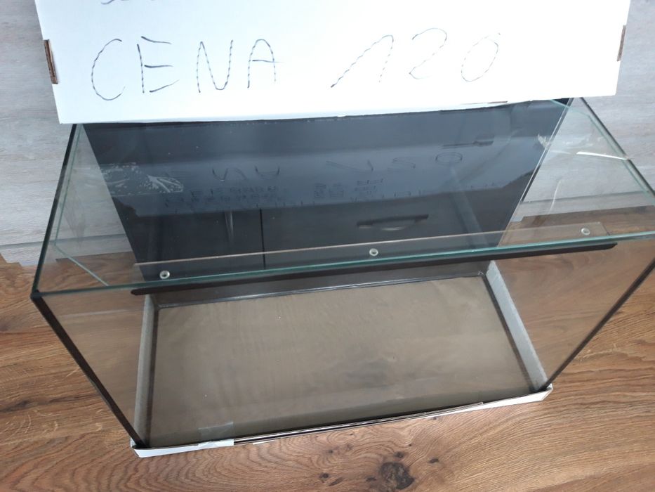 Akwarium 60 L NOWE z szybą nakrywkową