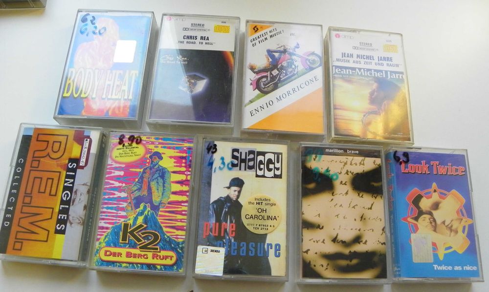 9 Kaset Muzyka Zagraniczna