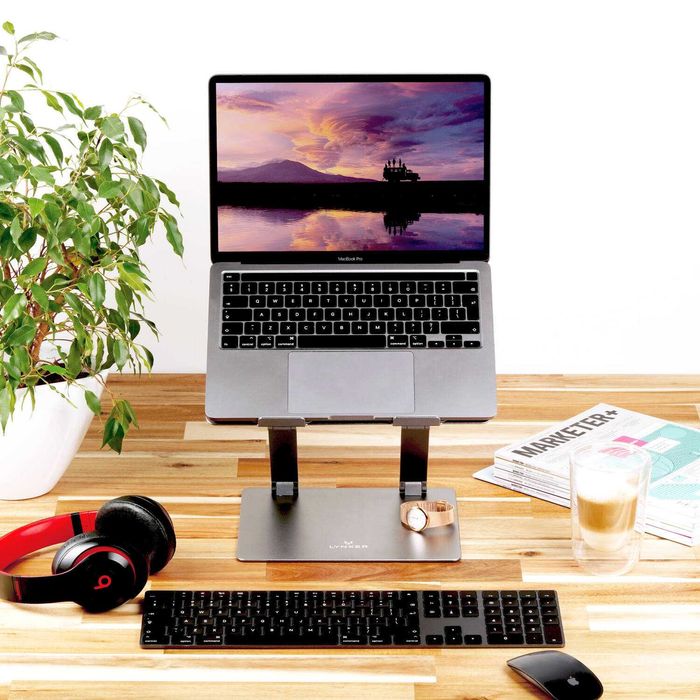 Podstawka pod laptopa BHP - LYNXER Kolor: Space Grey - ergonomiczna