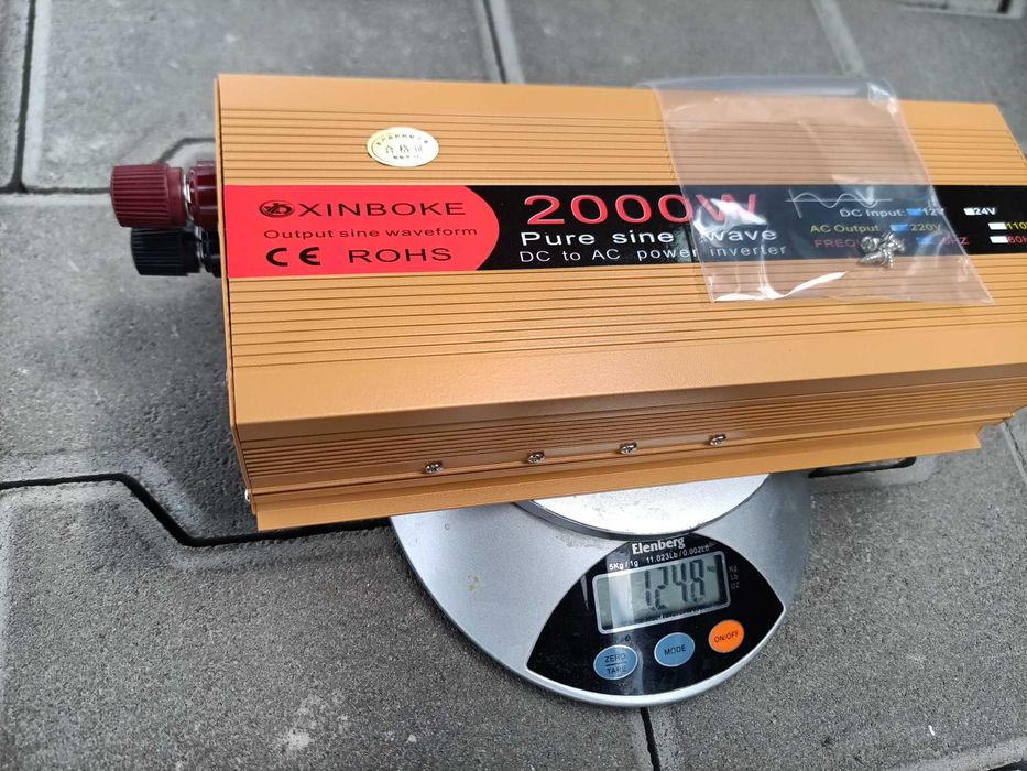 Правильний інвертор 12в 24в 1000 3000 Ват чистий синус Преобразователь