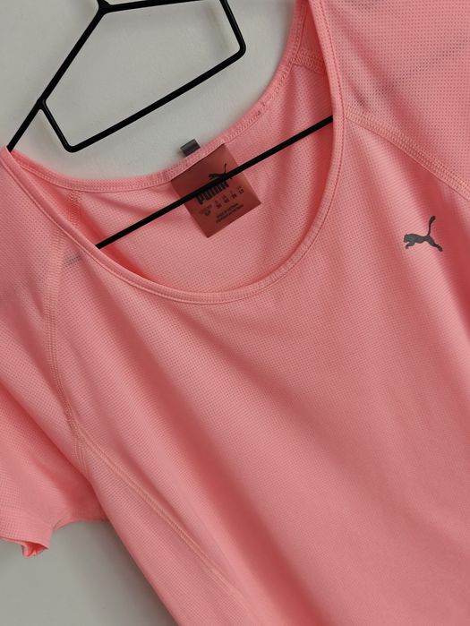 Puma koszulka sportowa damska logowana S