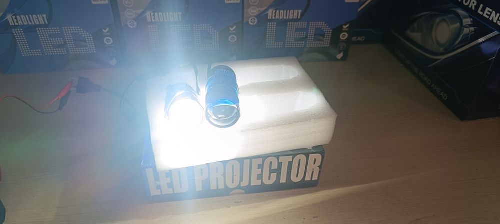 Лінзовані LED лампи H4 Bi-LED CANBUS 6500K | Ближнє + дальнє | Plug&Pl