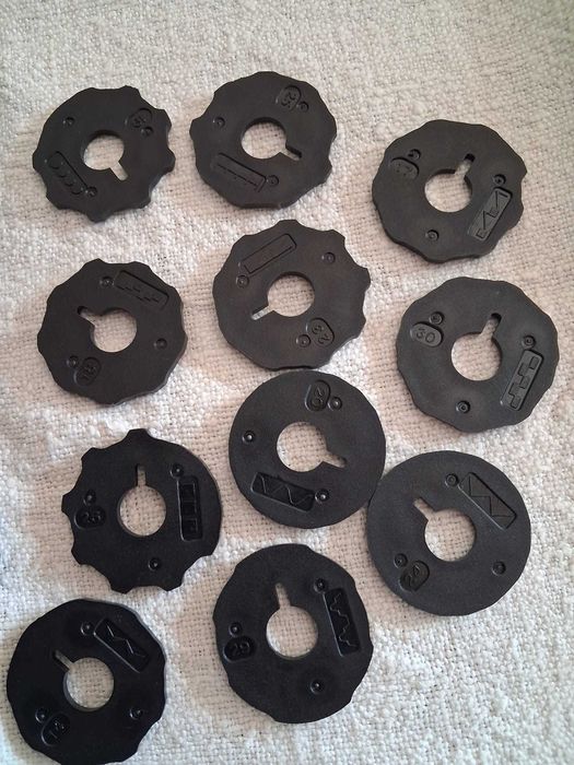 Discos de pontos decorativos para máquina costura Singer