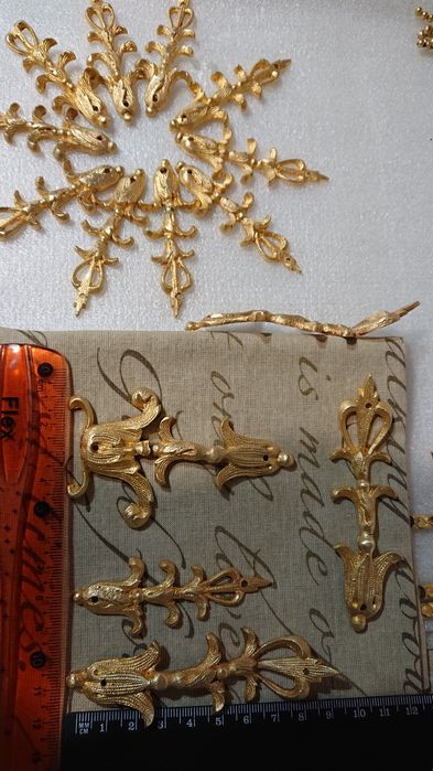 Накладки, декор, деталі латунні /бронзові