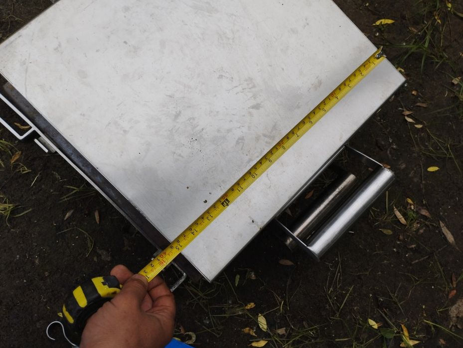 Мангал коптильня нержавейка