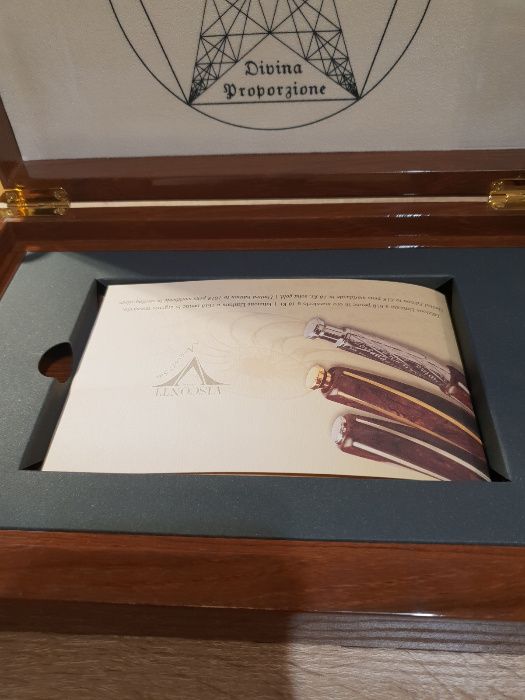 Pióro wieczne Visconti Divina Proporzione Solid Gold Trims LE 314/618
