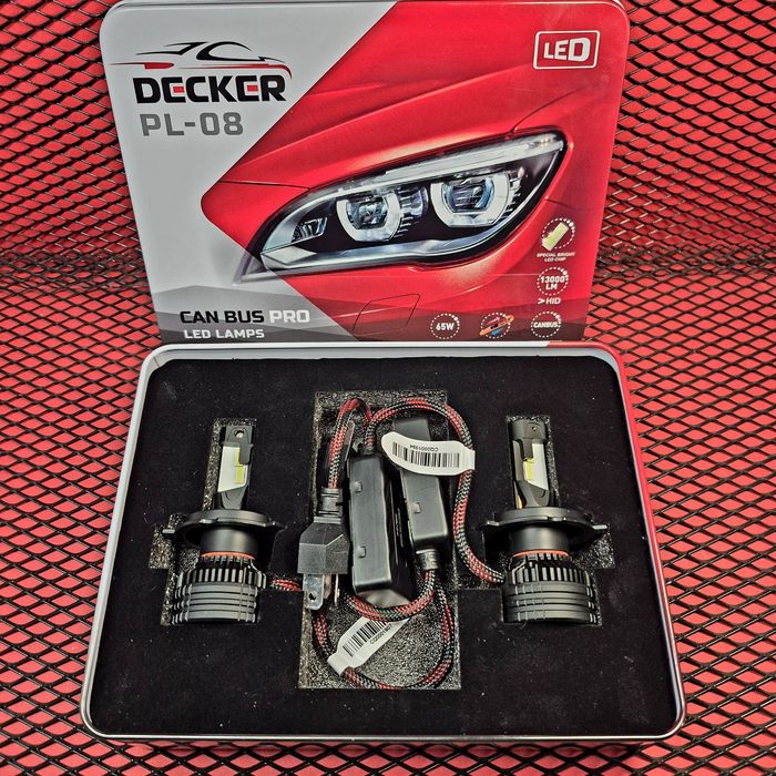 Лед лампи Decker PL 08 65 W 13000Lm  H4 H7 H1 HB3 Всі цоколя