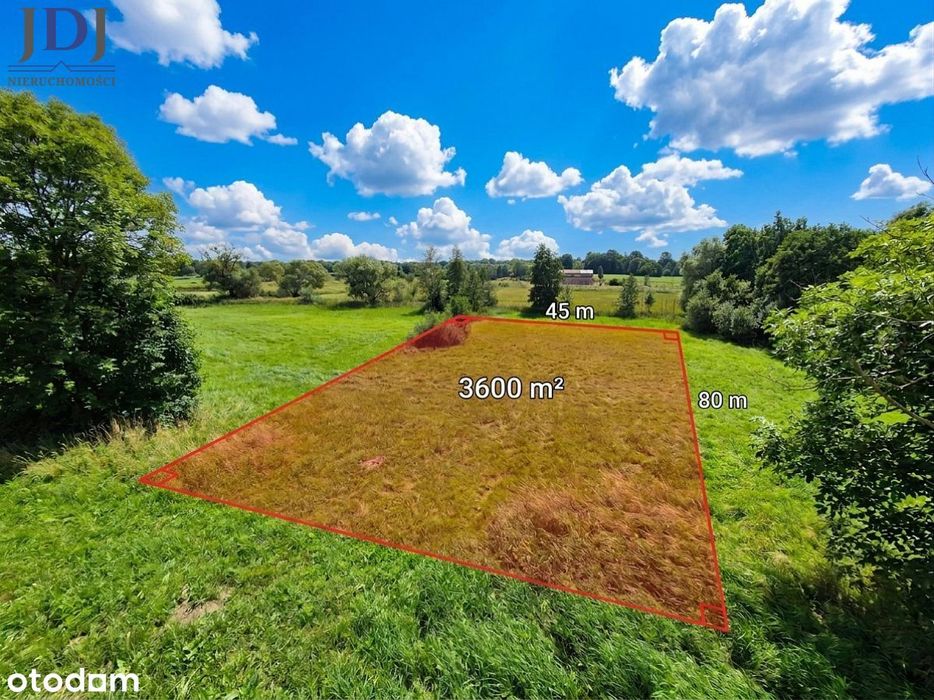 Działka 3600 m2. Łąka kl III. Wola Gródecka