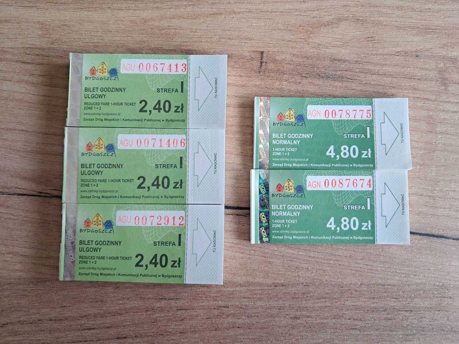 Syndyk sprzeda bilety godz. normalne i ulgowe- ZDMIKP w Bydgoszczy 50%