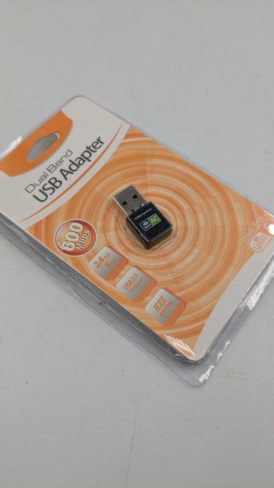 Wi-Fi адаптер Dual Band USB (2.4GHz + 5GHz, 600 Mbps)