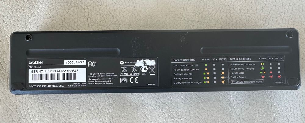 Impressora Brother PocketJet 622