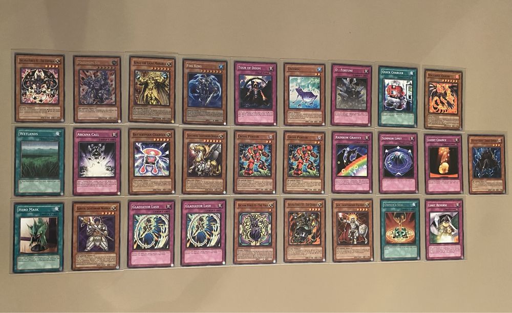 Karty Yu-Gi-Oh! Kolekcjonerskie / 100% Oryginalne! (STAN IDEALNY)