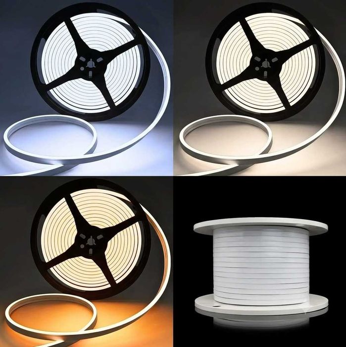 Гнучкий LED неон 4*10мм 12V, 24V