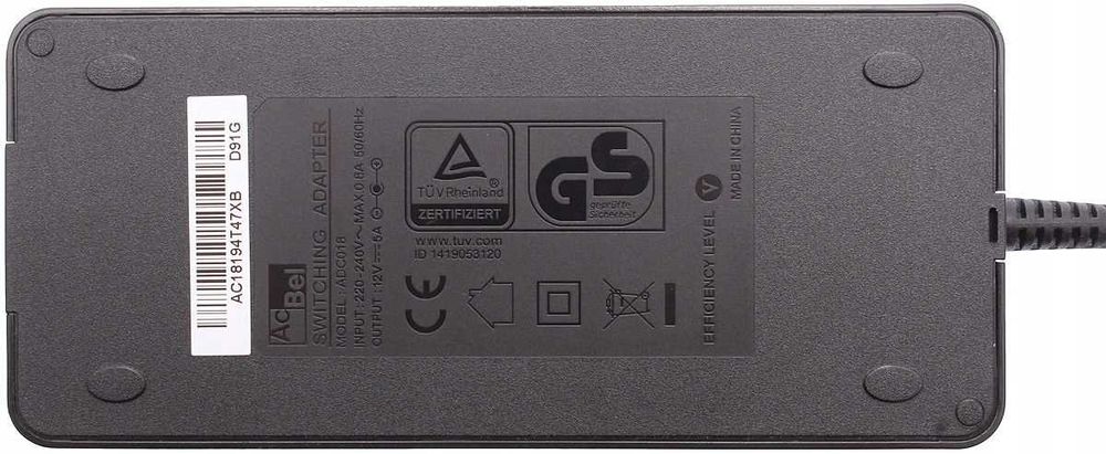 Zasilacz 12V 5A Taśm LED RGB