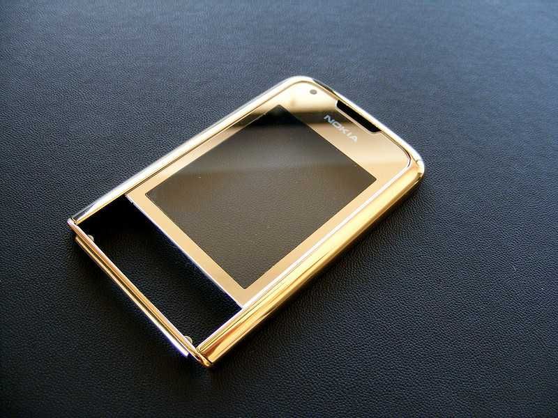 Szybka, obudowa, osłona górna Nokia 8800 Gold ARTE