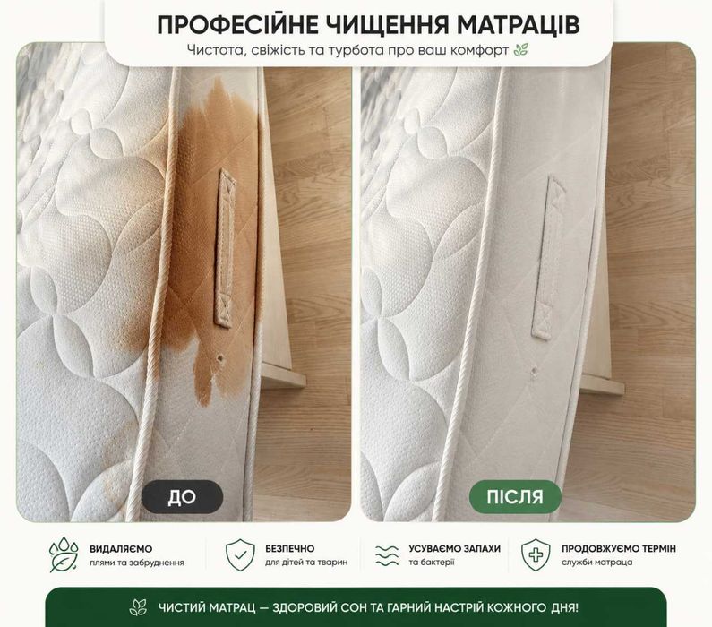 Хімчистка диванів, матраців, килимів та м’яких меблів Львів