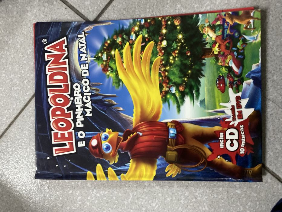 Livro LEOPOLDINA E O Pinheiro Mágico DE Natal + CD