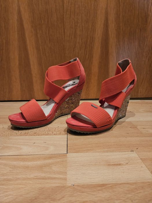 Sandały damskie na koturnie roz. 37