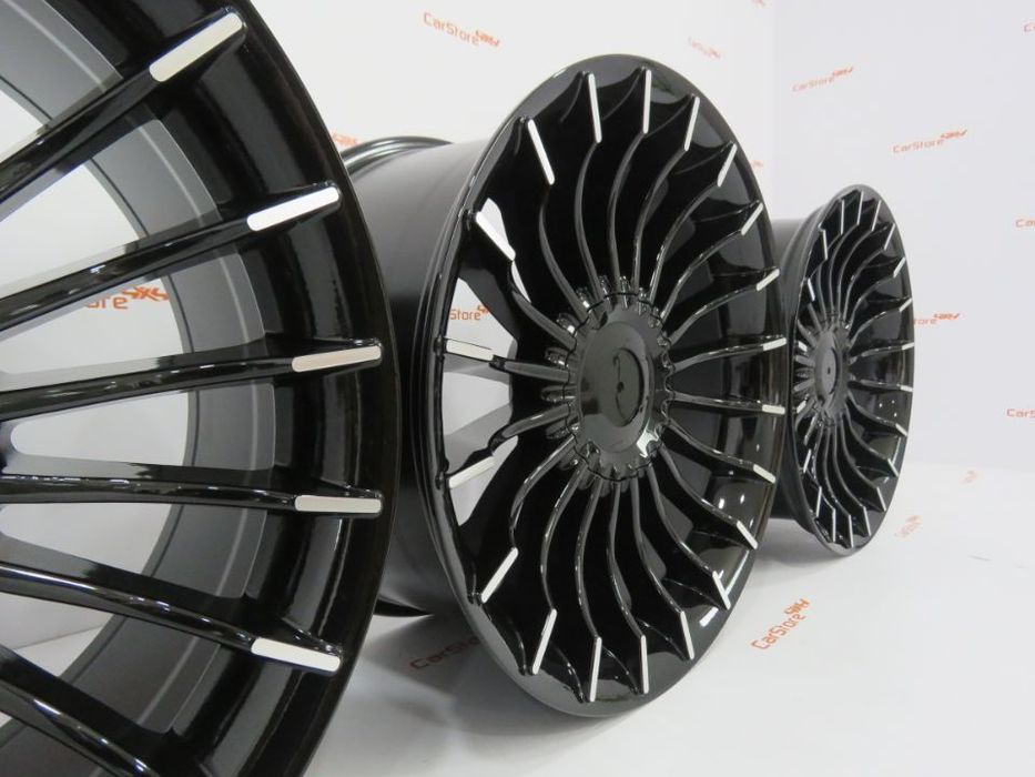 Jantes Look Bmw Alpina 18 '' 8.5+9.5 et20 5x120 Preto Brilhante