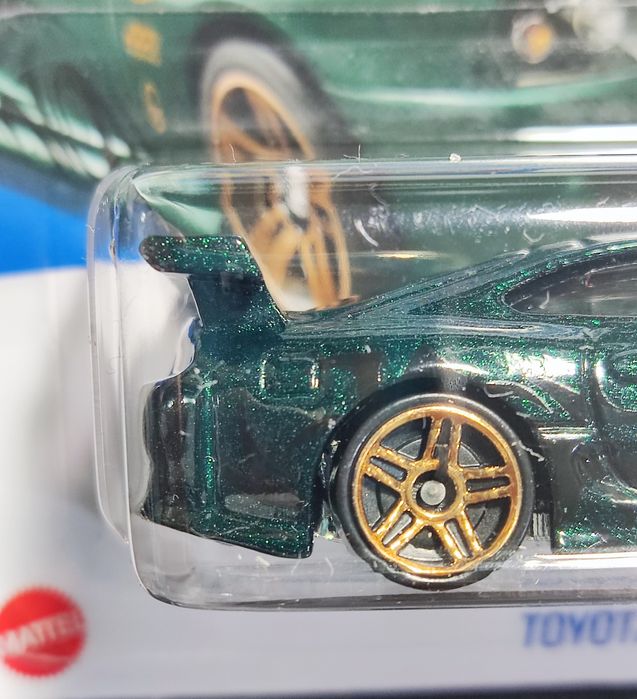 Hot Wheels Toyota Supra, metallic green