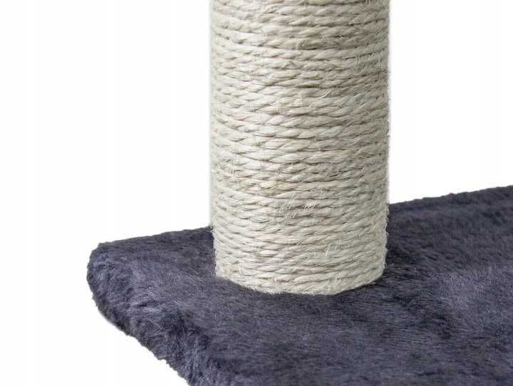 Когтеточка висока 140 см дряпак сірий кігтеточка дом кота