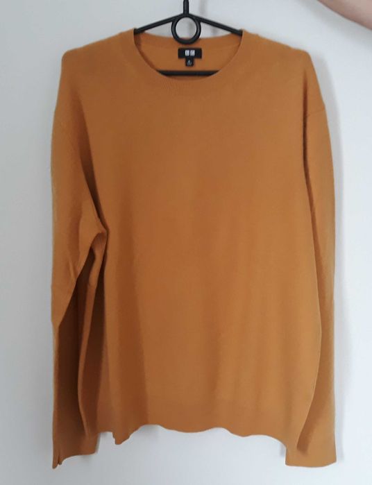 UNIQLO sweter męski kaszmirowy XL