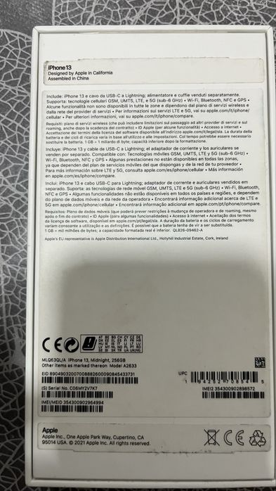 Iphone 13 256g desbloqueado praticamente novo