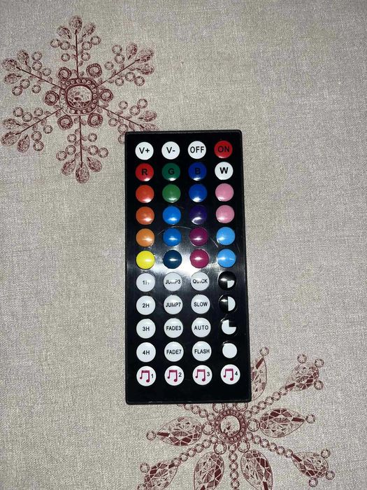 Kit Luzes LED RGB para Interior de Carro – Controlo por App e Comando