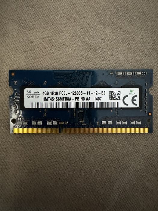 Kości Ram 4GB Laptop