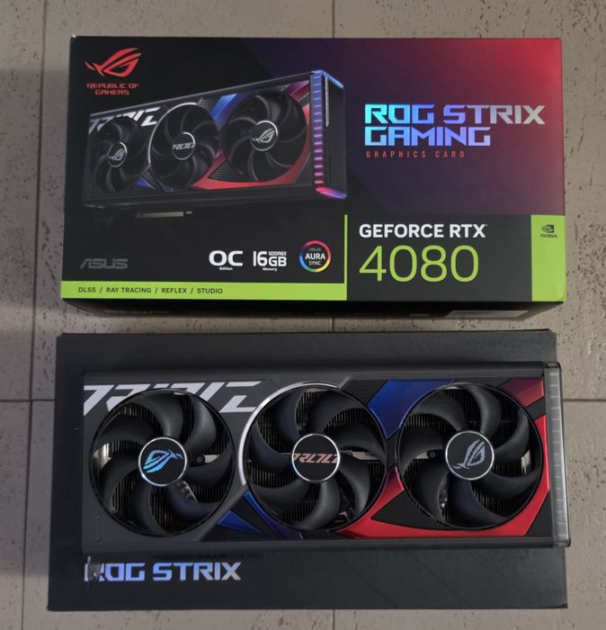 Відеокарта ASUS ROG Strix GeForce RTX 4080 ОС 16GB