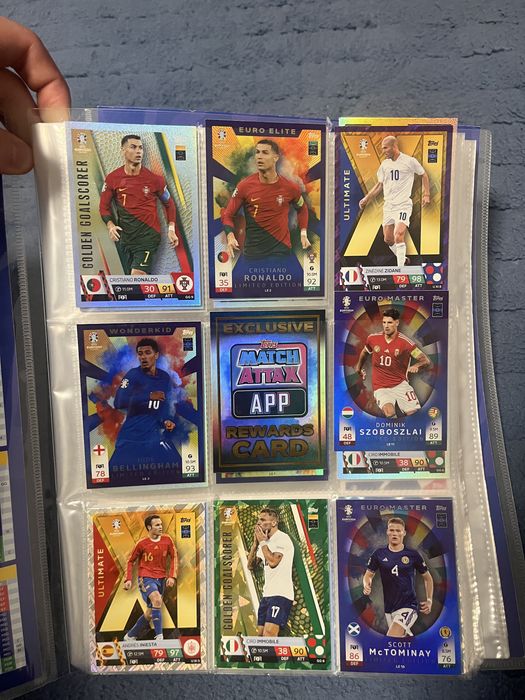 cartas ediçao limitada do euro 2024