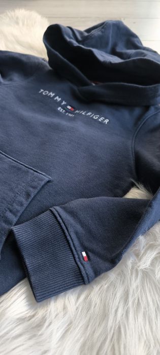 Bluza granatowa z kapturem