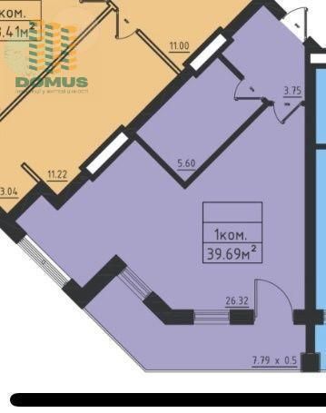 Срочно 1 комн в ЖК "Авиньон" Дом сдан. Таирова! Газ!