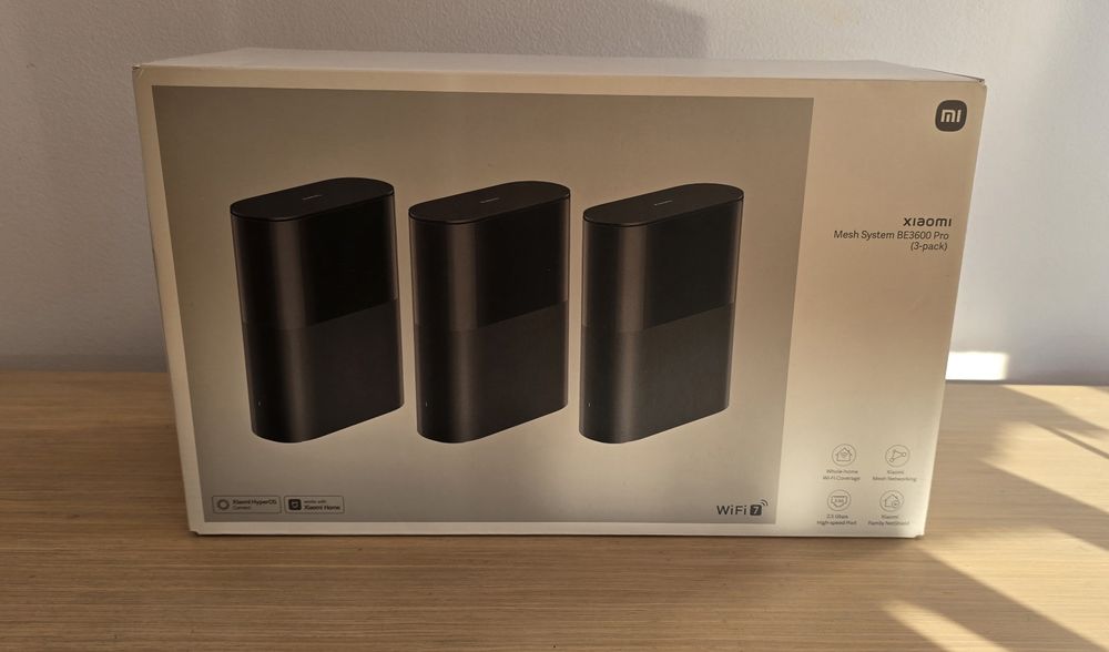 Xiaomi BE3600 Pro 3-Pack Mesh Wi-Fi 7 — комплект 3 роутери, майже нові