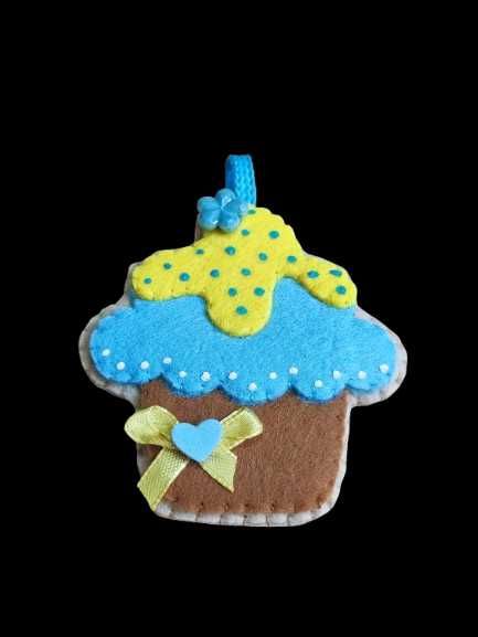 Cupcake em Feltro – Lembrancinha Fofa para Chá de Bebé ou Nascimento!