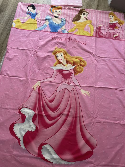 Pościel poszwa 129x190 księżniczki disney bawełna bdb
