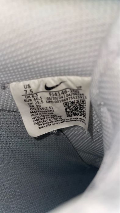 Air force 1 tamanho 40,5