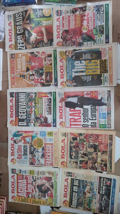 Lote 55 Jornais A Bola Anos 2003/2004/2005